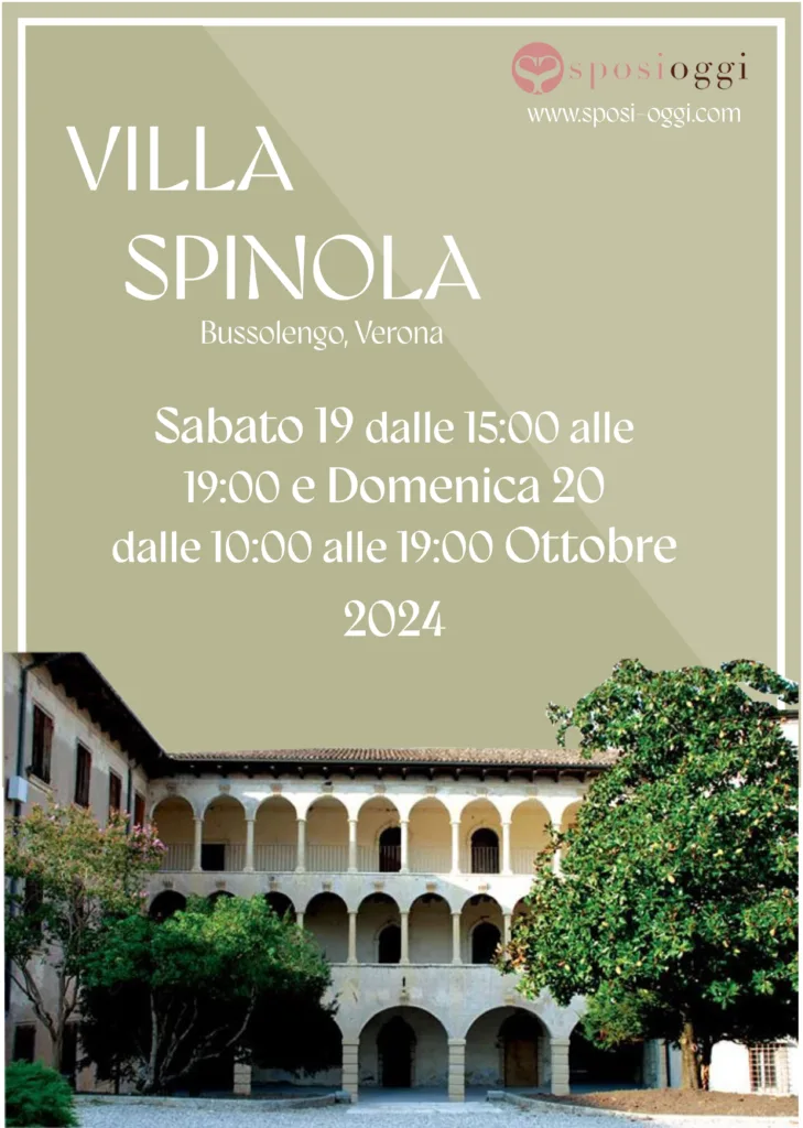 Iscriviti alla prossima fiera Sposi Oggi: Villa spinola 2024