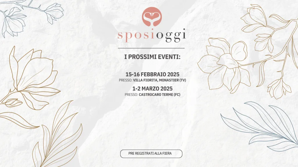 Fiere Sposi Oggi 24-25 - Prossime fiere