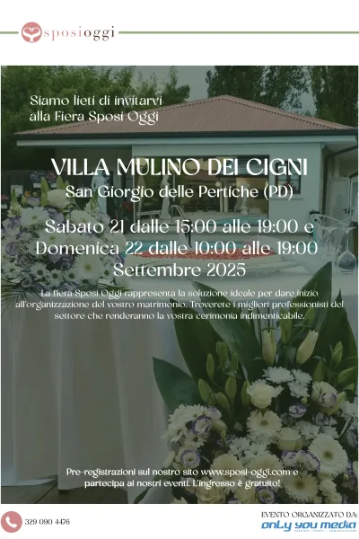 Villa mulino dei cigni Sposi oggi