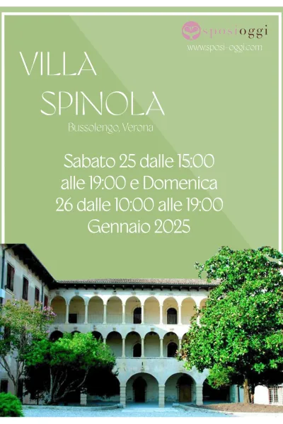 Fiera Sposi Oggi Villa Spinola